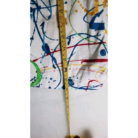 Romphim by Aced Design Men's Paint Splatter Romper Jumpsuit. Size Large- Artist - Picture 6 of 6